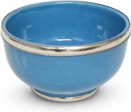 Safaary Kom Blauw met Metaalring Ø 13 x 8cm