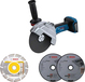 Bosch GWS 18V-180P Professional Haakse Slijper - 18cm - 7000 RPM - 18V - Body