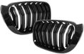 Modecar - Jeu de calandre - Noir brillant - Double barreau