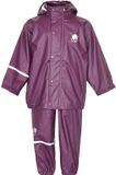 CELAVI Regenpak kinderen - Donker paars - maat 110 110-116cm