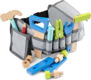 New Woet® Gereedschapsriem Blauw - Houten Speelgoed - Gereedschapset met 16 Onderdelen - Educatief Rollenspel voor Kinderen - Vanaf 3 Jaar
