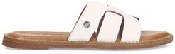 No Stress - Dames - Witte leren slippers - Maat 40