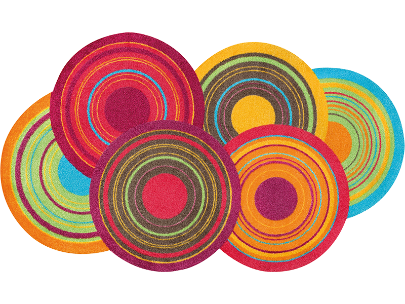 Wash+Dry Cosmic Colours - Deurmat - 70cm - Multi