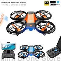 V8 Minidrone met 4K HD-camera, 12 min Batterijduur, Oranje