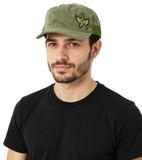 Casquette Field Casquette unisexe en coton, coupe militaire légèrement incurvée. FC110821RJA, Vert Olive