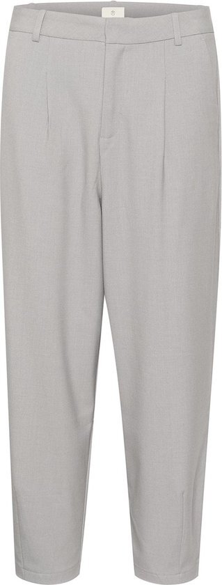 Kaffe Broek Kamerle 7 8 Pants Suiting 10504769 100123 Grey Melange Dames Maat - W46