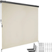 Tectake Tente de soleil Eloise 200 x 250 cm - Beige - Protection UV 50+ - Hydrofuge - Avec 2 supports muraux