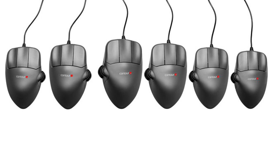 Contour Design Contour Mouse - Grijs - 1200 DPI - 1206000, CMO-GM-M-L