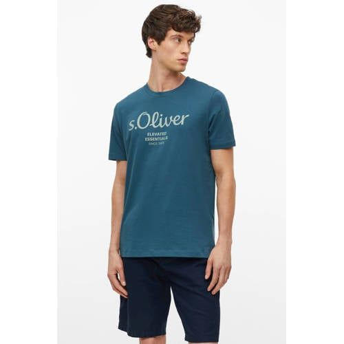 s.Oliver regular T-shirt petrol