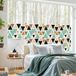 Ambiance Sticker Ambiance Privacy Raamfolie - XL Scandinavische Driehoeken - Stickers voor Ramen & Douchedeuren - 40x200cm
