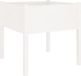 vidaXL Plantenbak 70x70x70 cm massief grenenhout wit