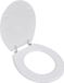 vidaXL Toiletbril MDF Wit