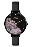 s.Oliver Femme Montre analogique à quartz avec braceletPolyuréthaneSO-3538-LQ