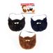 Gift Republic GR450025 Noodbaarden - Verkleedbare nepbaarden, set van 3 stuks, 18 x 12 x 4,5 cm, meerkleurig