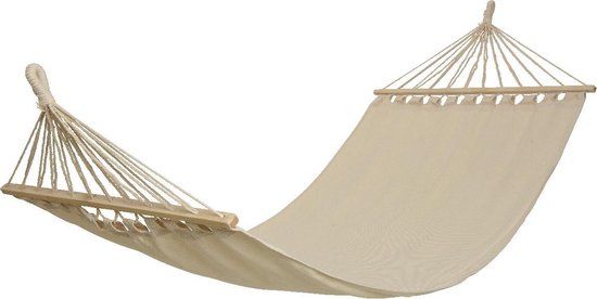 Hangmat Kitchen Goods Hawaii Glad - Wit - Katoen - 200 x 100 cm