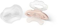 Babyono Siliconen bijtring voor baby's blauw