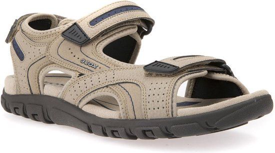 Geox Uomo Strada Sandalen Beige EU 45 Heren