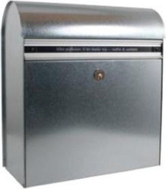 Allux KS200 - Wandbrievenbus - Zilver - Gegalvaniseerd staal