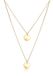 Elli Halsketting Layer Geo Cirkel 925 Sterling Zilver verguld