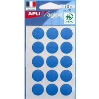 APLI AGIPA 90 PASTILLES ADH DIAM 19MM BLEU 11