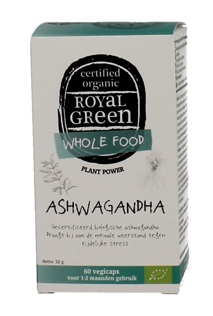 Royal Green Ashwagandha Capsules - 8710267740367
