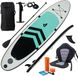 Relaxdays SUP board - opblaasbaar - met zitje - 320x80 cm - met peddel en pomp