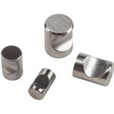 Gedotec Bouton de meuble LINA en inox massif, hauteur 22 mm - Ø 15 mm