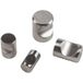 Gedotec Bouton de meuble LINA en inox massif, hauteur 22 mm - Ø 15 mm