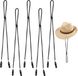 Unyqoos® Set van 5 kinbandclips, verstelbaar en winddicht, voor outdoor activiteiten