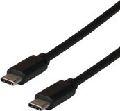 EFB Elektronik USB-kabel 2 meter USB 2.0 USB C Zwart