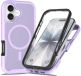 Selected by GSMpunt.nl Apple iPhone 17 Hoesje Full Protect 360° Cover met MagSafe Matte Paars