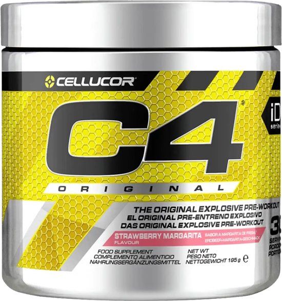 Cellucor C4 Original Pre Workout - Strawberry Margarita - 200 gram