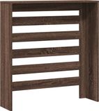 vidaXL Radiatorombouw 78x20x82 cm bewerkt hout bruin eikenkleurig