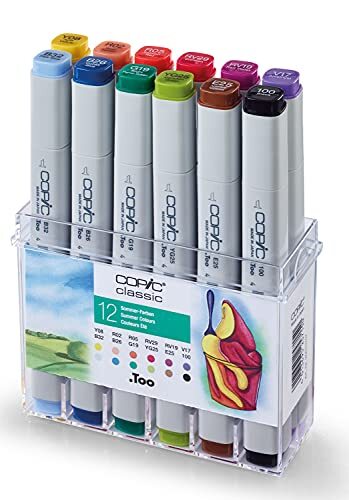 Copic Marker 12-delige set - zomerkleuren