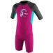 O'Neill Reactor-2 2 mm combinaison de surf avec fermeture éclair pour bébés filles