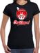 Bellatio Decorations Shoppartners Bv Rendier Kerstbal shirt / Kerst t-shirt Merry Christmas zwart voor dames - Kerstkleding / Christmas outfit XS