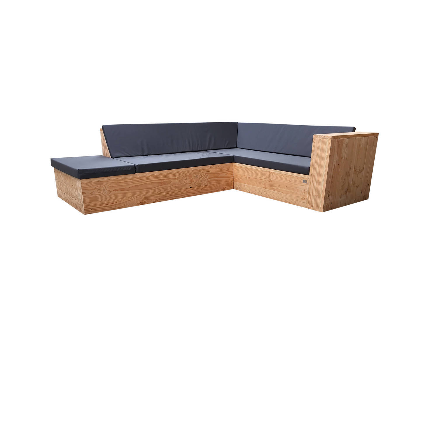 Wood4you Wood4you - Loungeset 7 douglashout 200x230 cm - incl strakke kussens