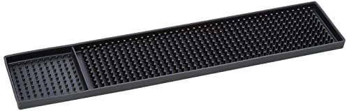 bar@drinkstuff Rubberen Staafmat - 38,1 cm - Barrailloper voor Glazen