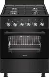 Wiggo WO-E603R(BB) Serie 3 - 60 cm Gasfornuis - Zwart