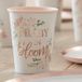 Ginger Ray BL-116 Floral Baby Shower Tasses