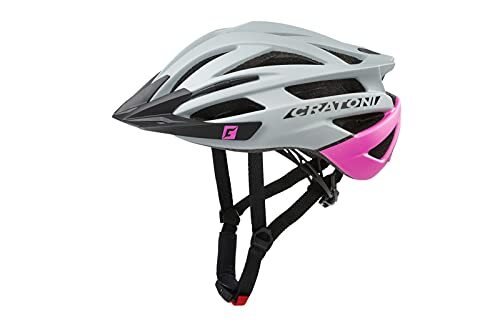 Cratoni Helmets GmbH Agravic Helmen voor volwassenen, uniseks, matgrijs-roze, maat S/M