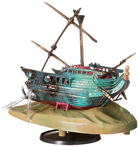 Penn-Plax Decoratieve figuur met ventilatieactie, schommelende scheepswrak