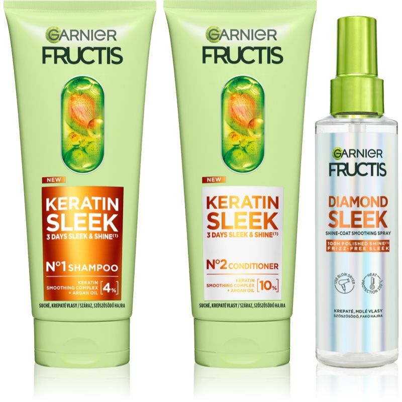 Garnier Sleek Routine
