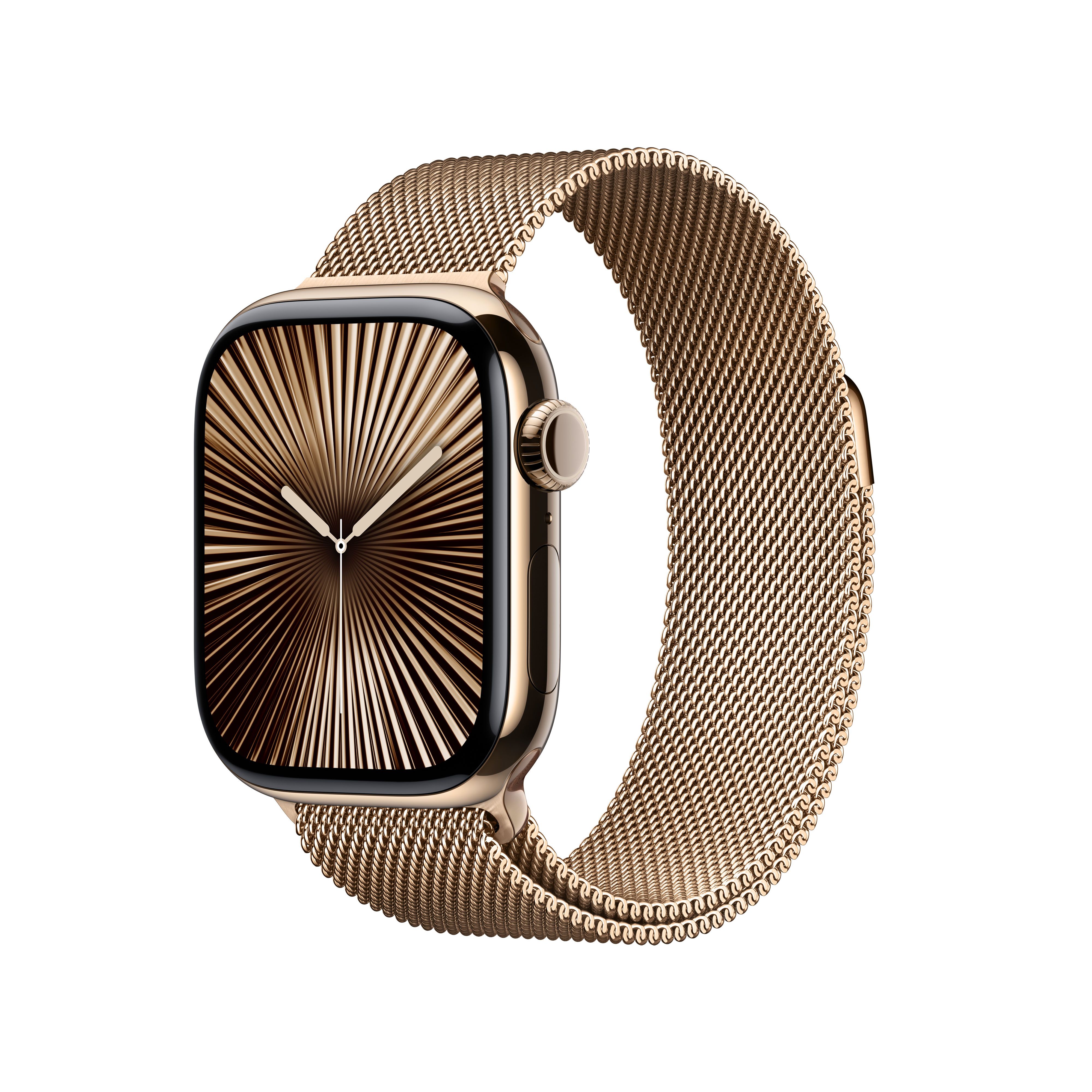 Apple Watch Series 10 4G 42mm Titanium Gold Milanese Band