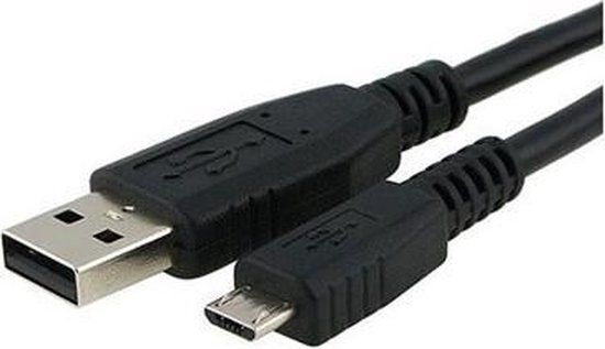 OTB USB 2.0 naar Micro USB Kabel - 30cm - Zwart