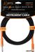 Ortega OECI-10 Premium Instrumentenkabel - Gitaarkabel - Jack-Jack - 3m - Oranje/Zwart