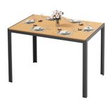 Bealife TB103 Tafel - WPC Tuintafel - 110 x 70 x 73 cm - Weerbestendig - Teak
