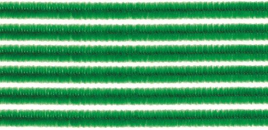 Chenilledraad - 50 stuks - groen - 50 cm - Synthetisch - Merkloos
