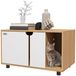 Merkloos Kattenbak Wit Scandinavische stijl 80 x 48 x 48 cm