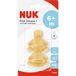 Nuk Tétine en latex à large ouverture T2 orifice M 2 pièces